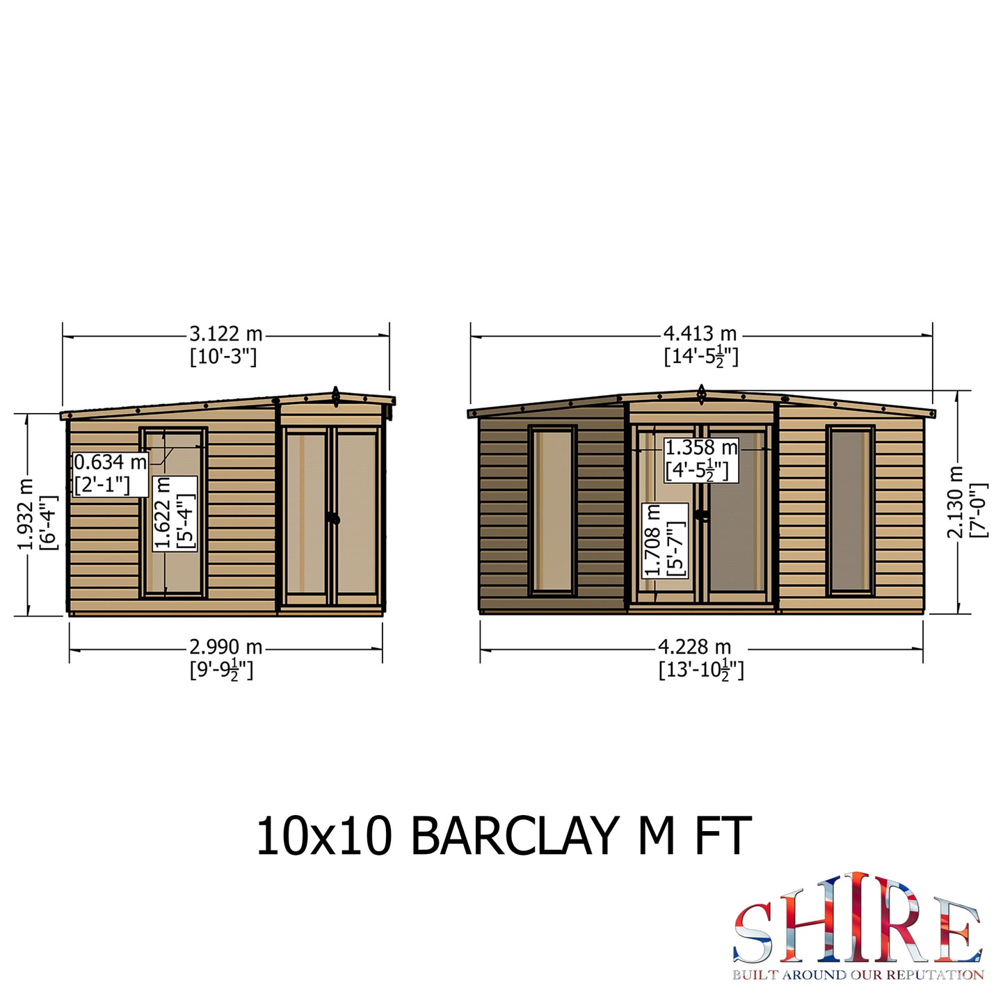 Shire Barclay 10' x 10' Summer House