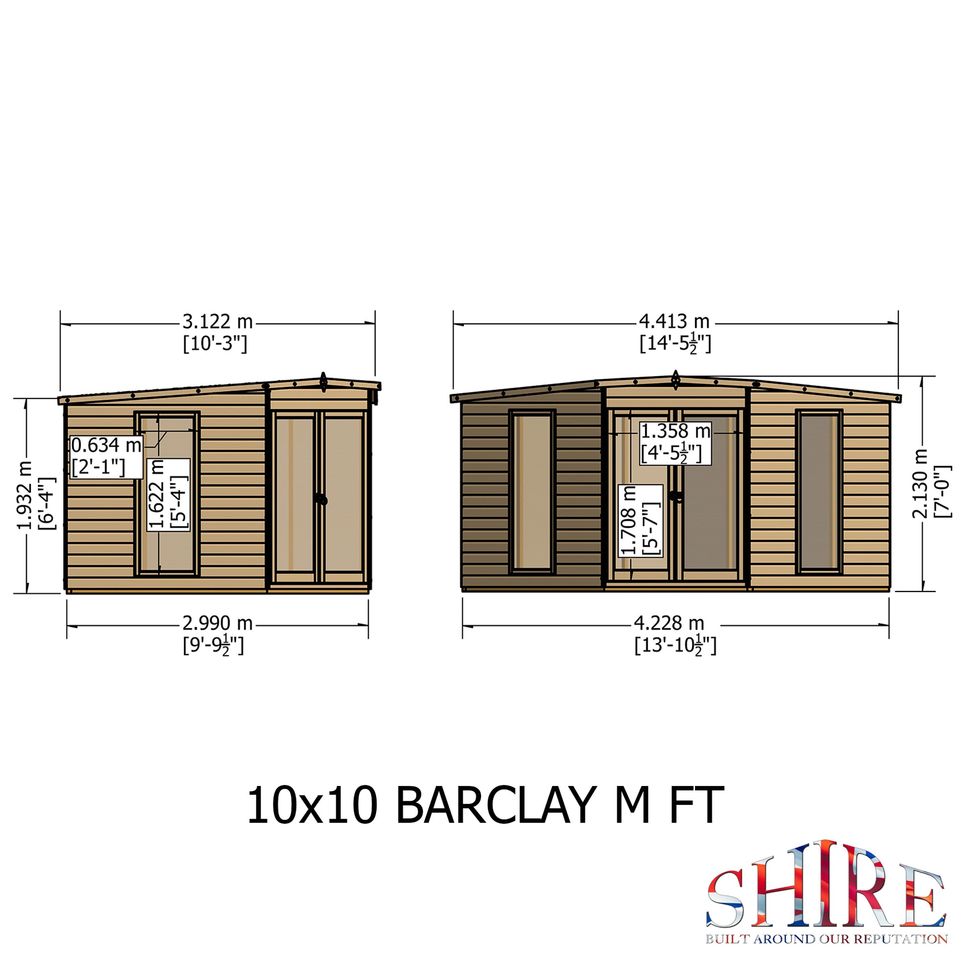 Shire Barclay 10' x 10' Summer House