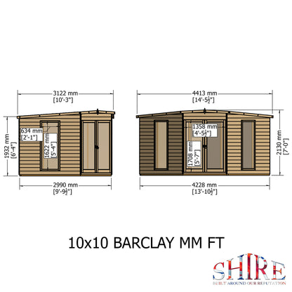 Shire Barclay 10' x 10' Summer House