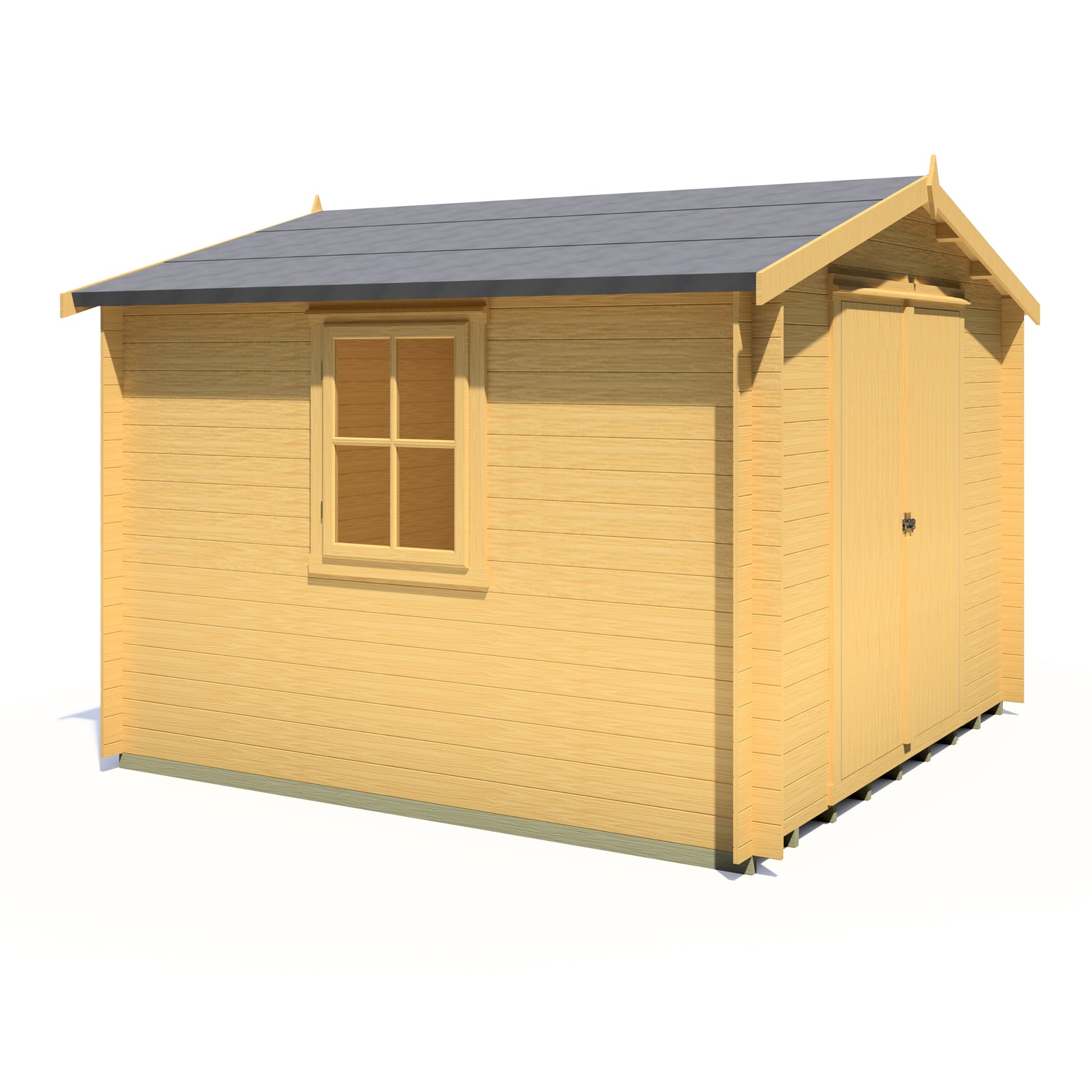 Shire Bradley 10' x 10' ft 19mm Log Cabin