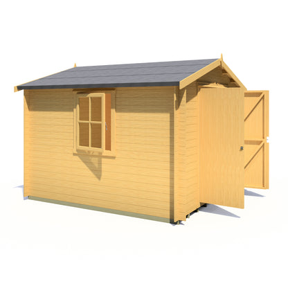 Shire Bradley 10' x 10' ft 19mm Log Cabin