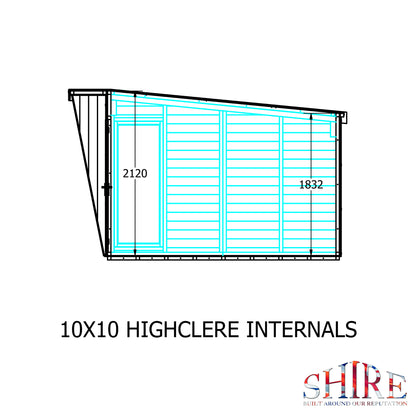 Shire Highclere 10' x 10' Summer House