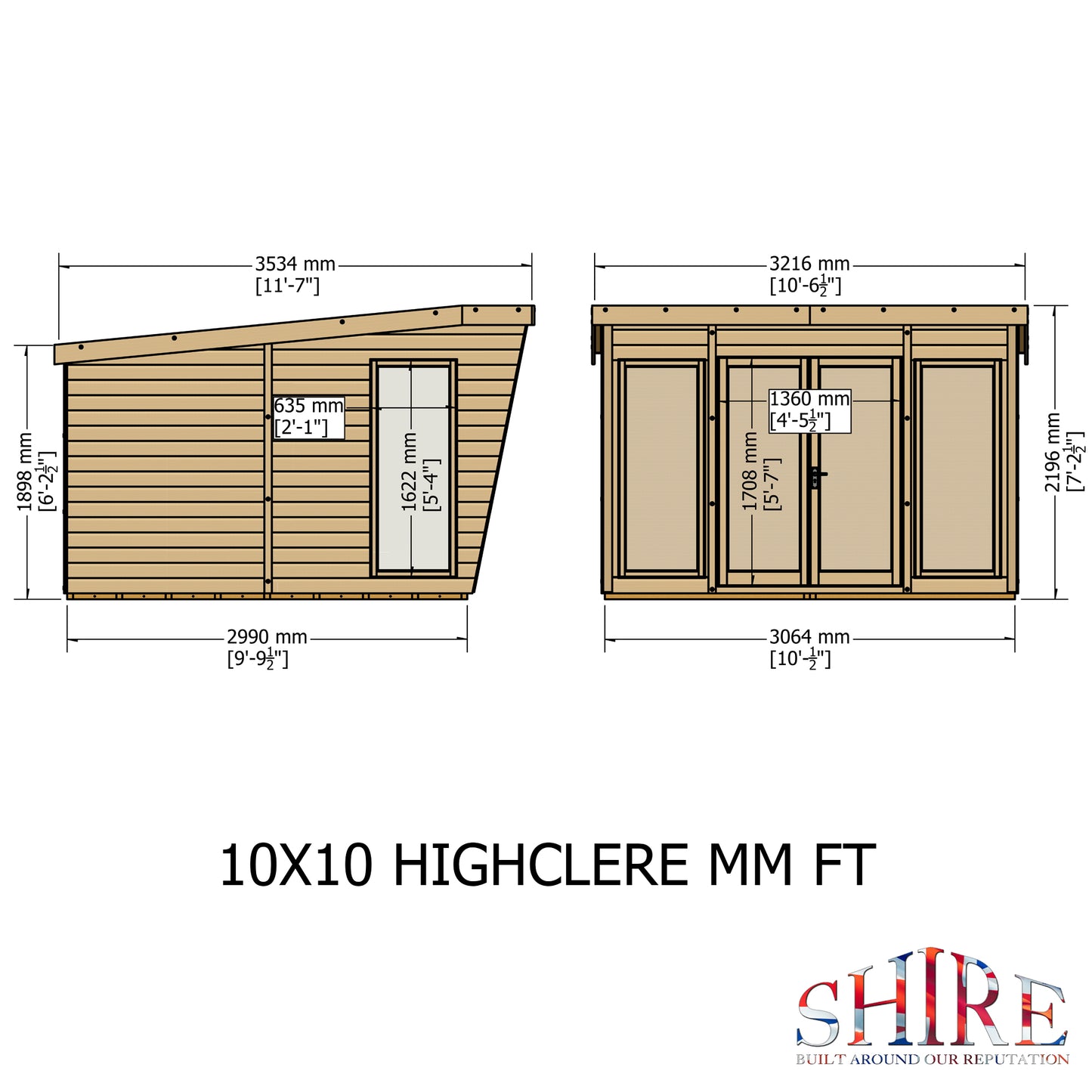 Shire Highclere 10' x 10' Summer House