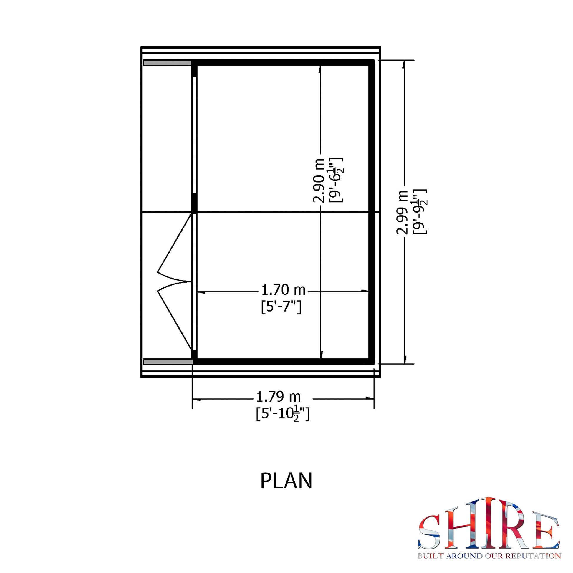 Shire Sandringham 10' x 6' Summer House