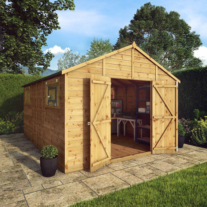 Mercia 14 x 10 Premium Shiplap Apex Workshop Shed