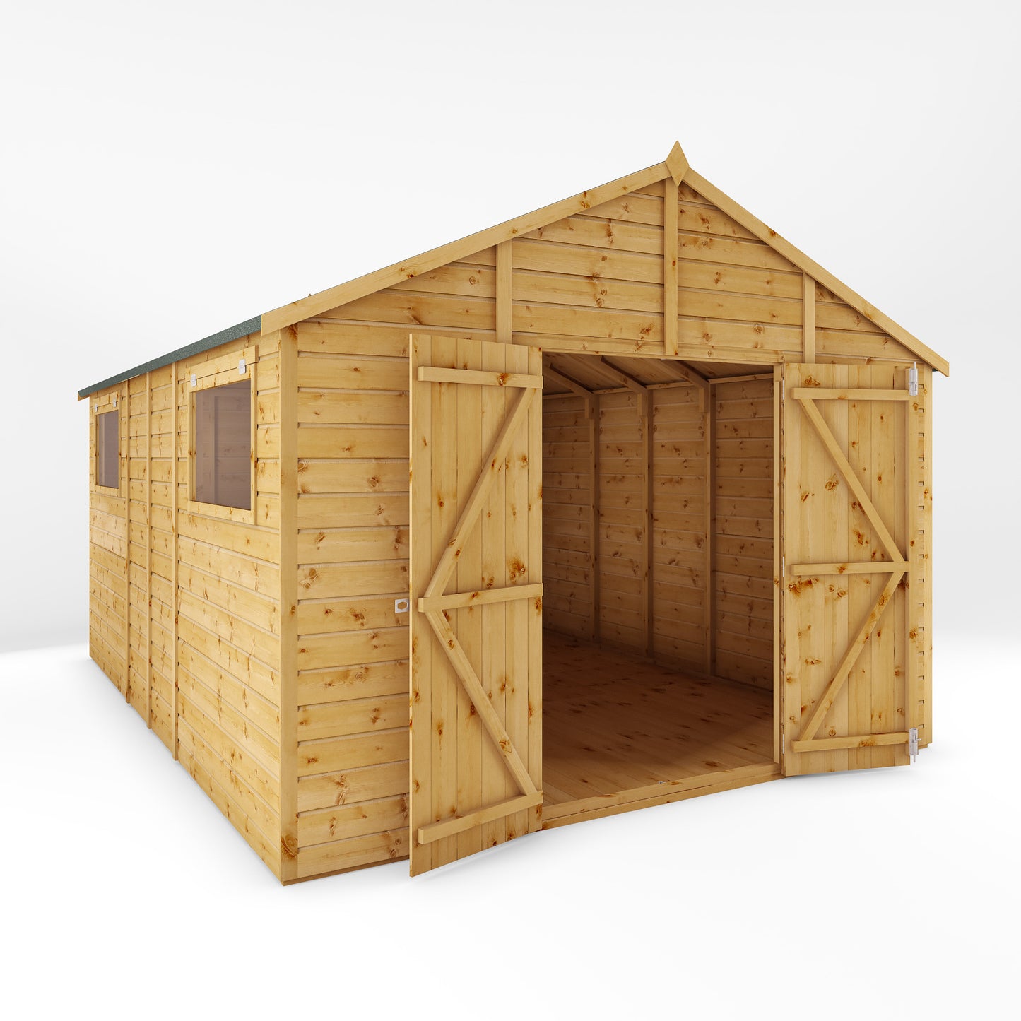 Mercia 14 x 10 Premium Shiplap Apex Workshop Shed