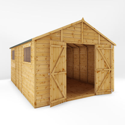 Mercia 14 x 10 Premium Shiplap Apex Workshop Shed