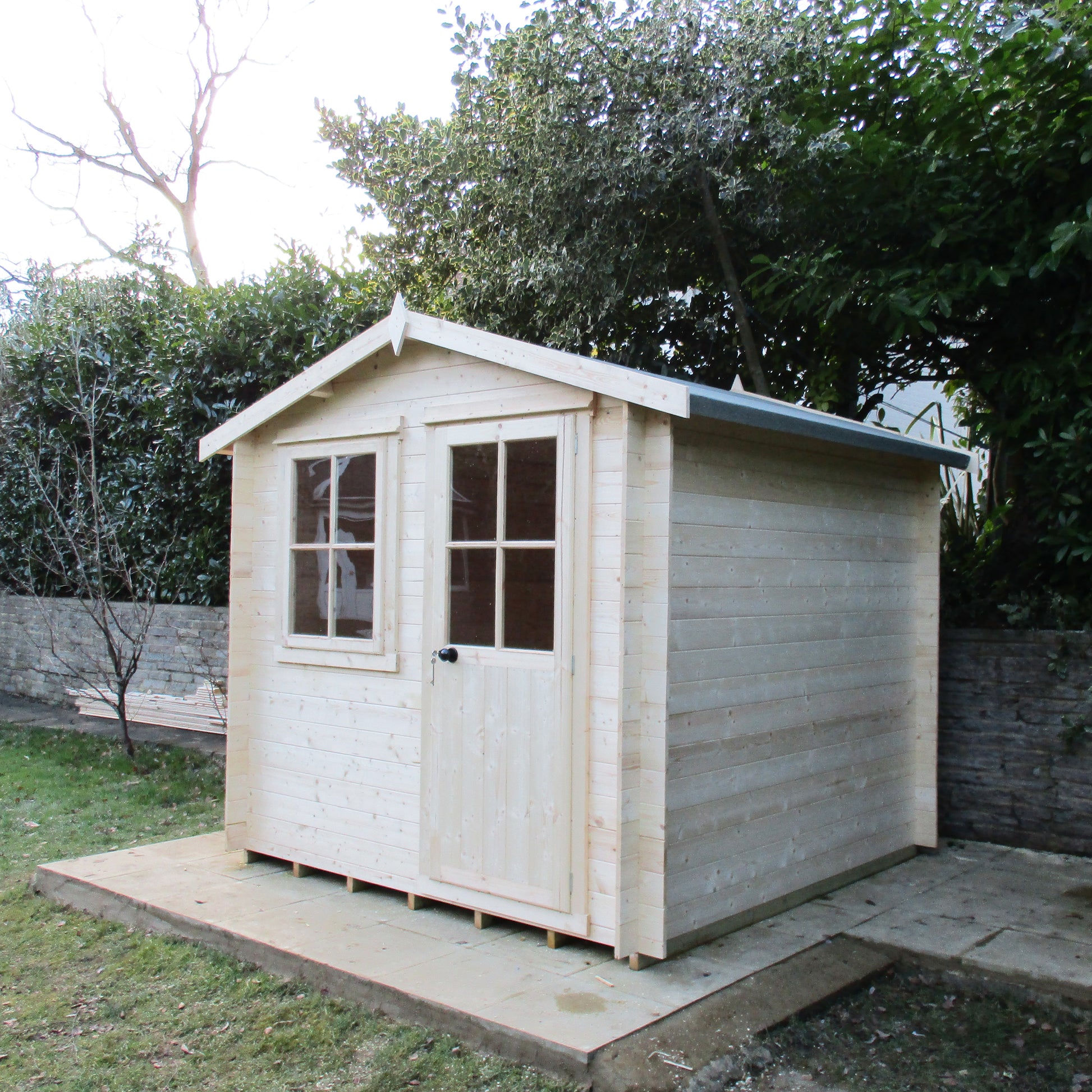 Shire Avesbury Pembrook 7' x 7' ft 19mm Log Cabin