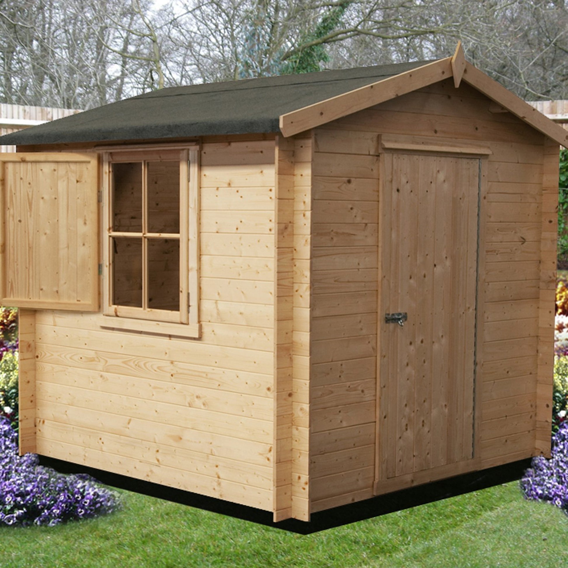 Shire Camelot 10' x 10' ft 19mm Log Cabin