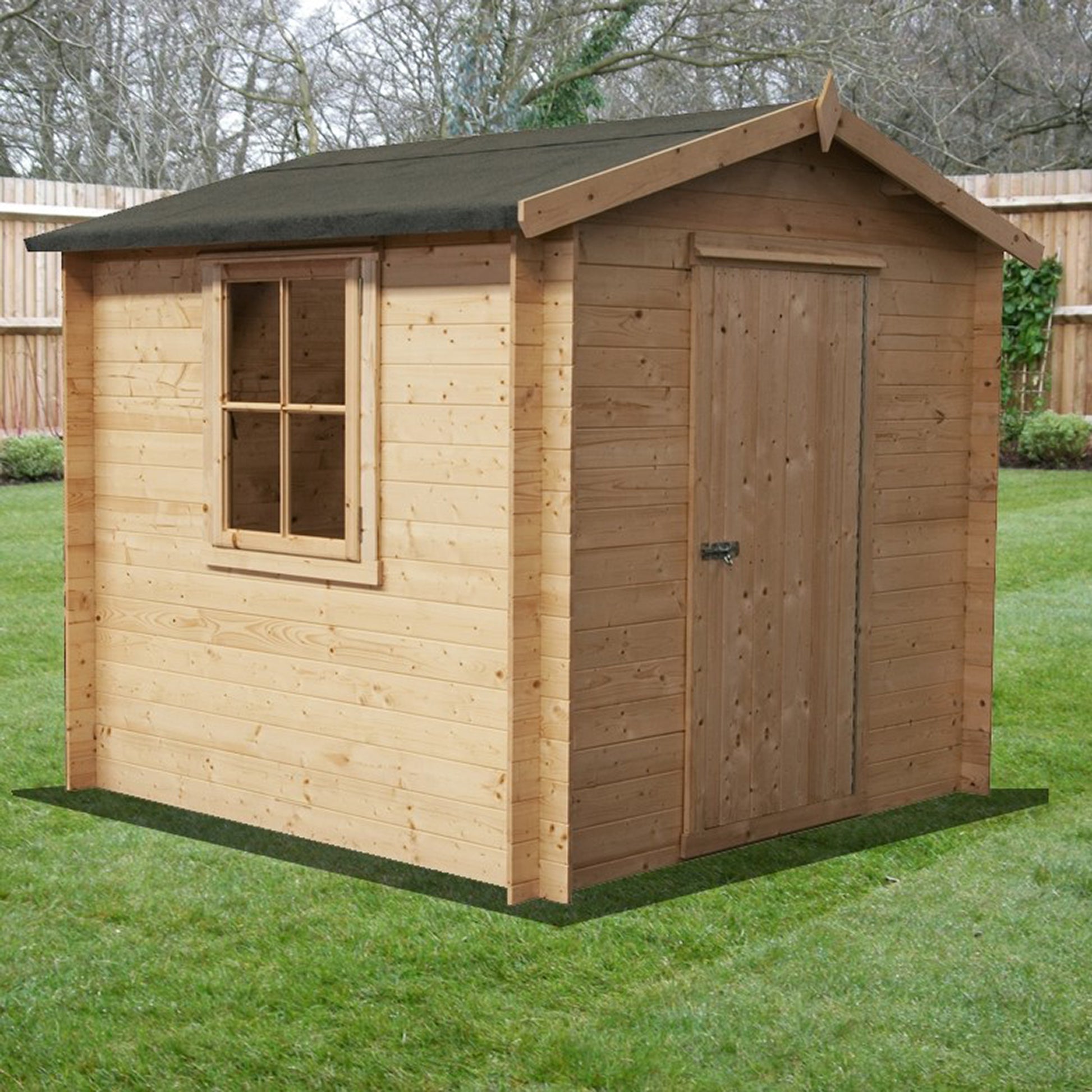 Shire Danbury 7' x 7' ft 19mm Log Cabin