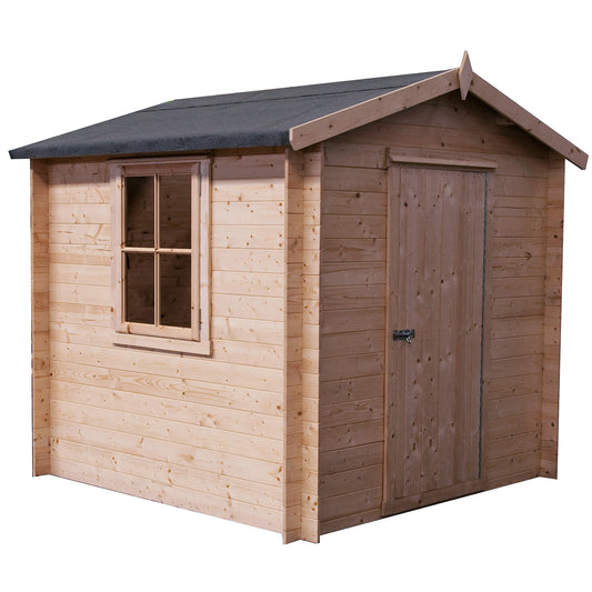 Shire Danbury 7' x 7' ft 19mm Log Cabin