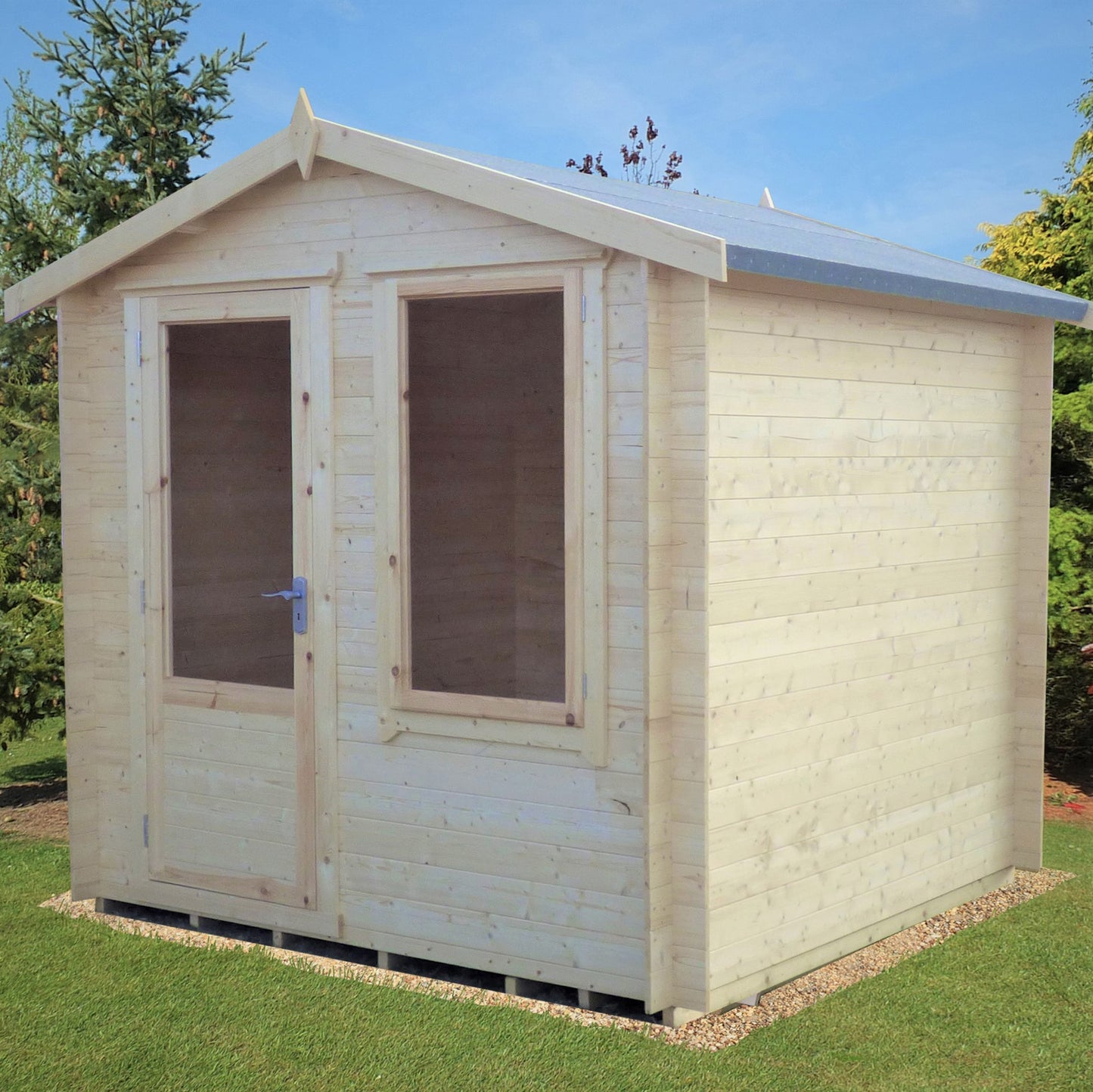 Shire Peckover 8' x 8' ft 19mm Log Cabin