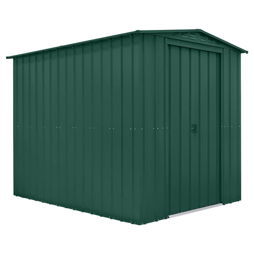 Globel 6x8ft Apex Metal Garden Shed - Green