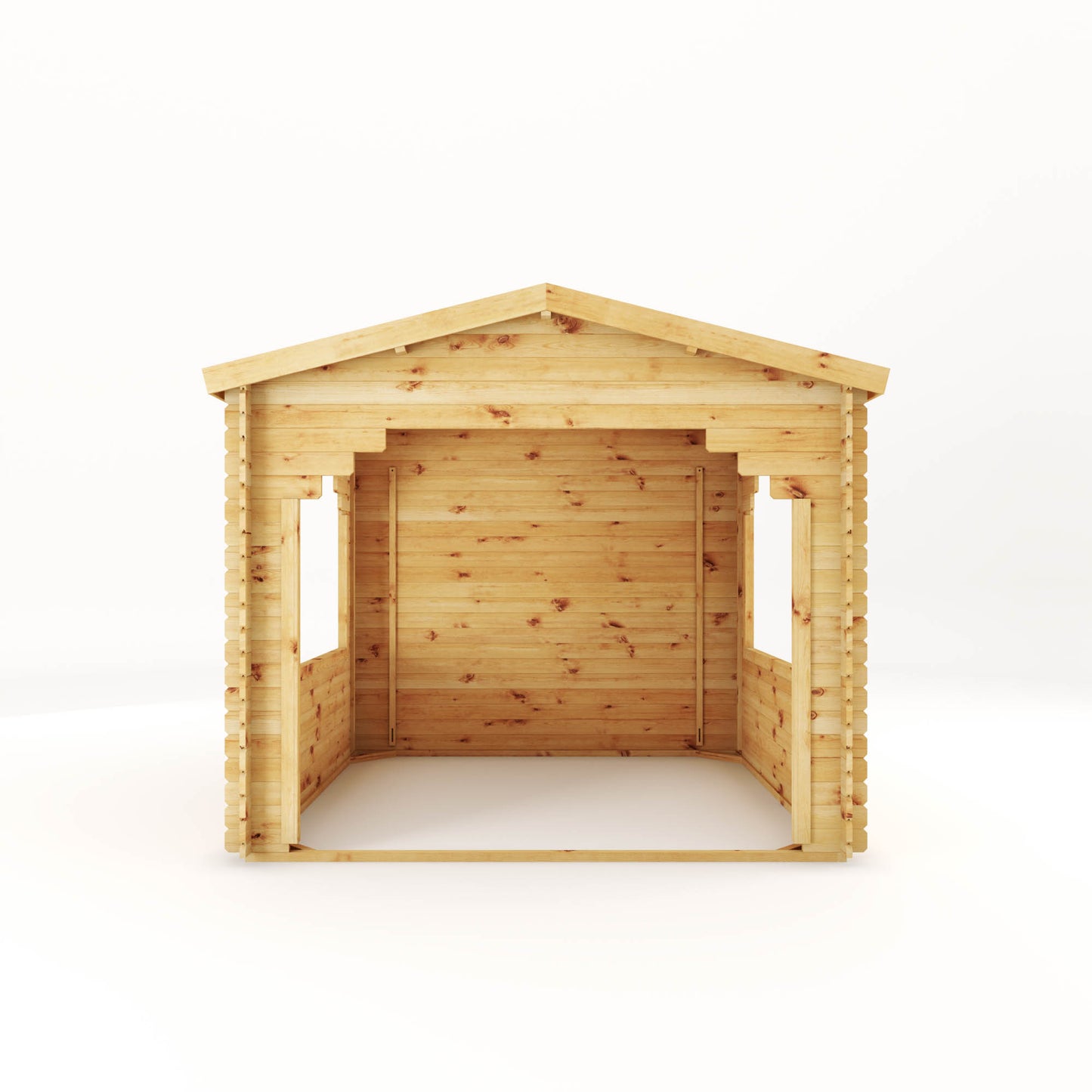 Mercia 3m x 3m Log Cabin Gazebo - 28mm Log Cabin