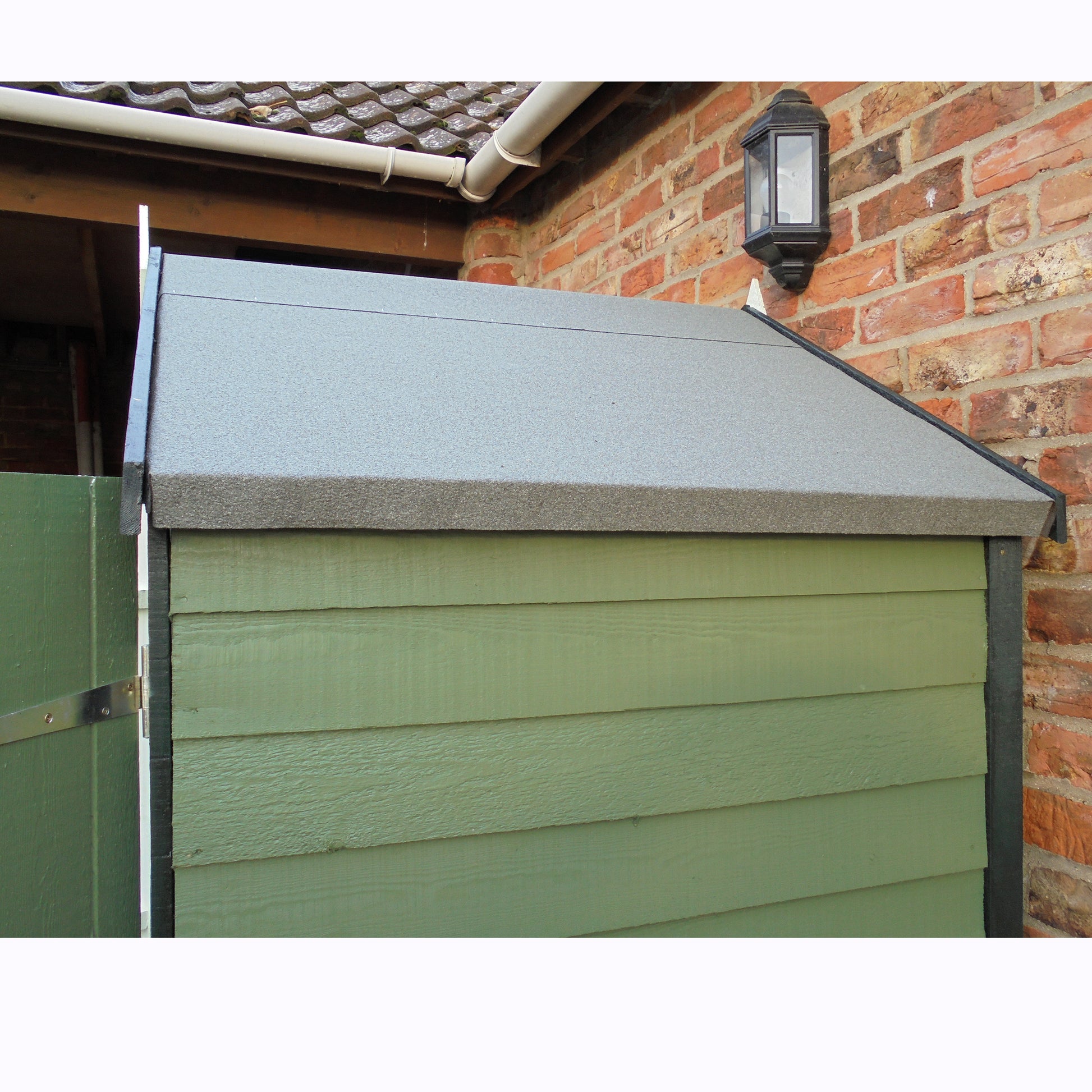 Shire Overlap Double Door 4x3 ft Dip Treated Wooden Garden Shed