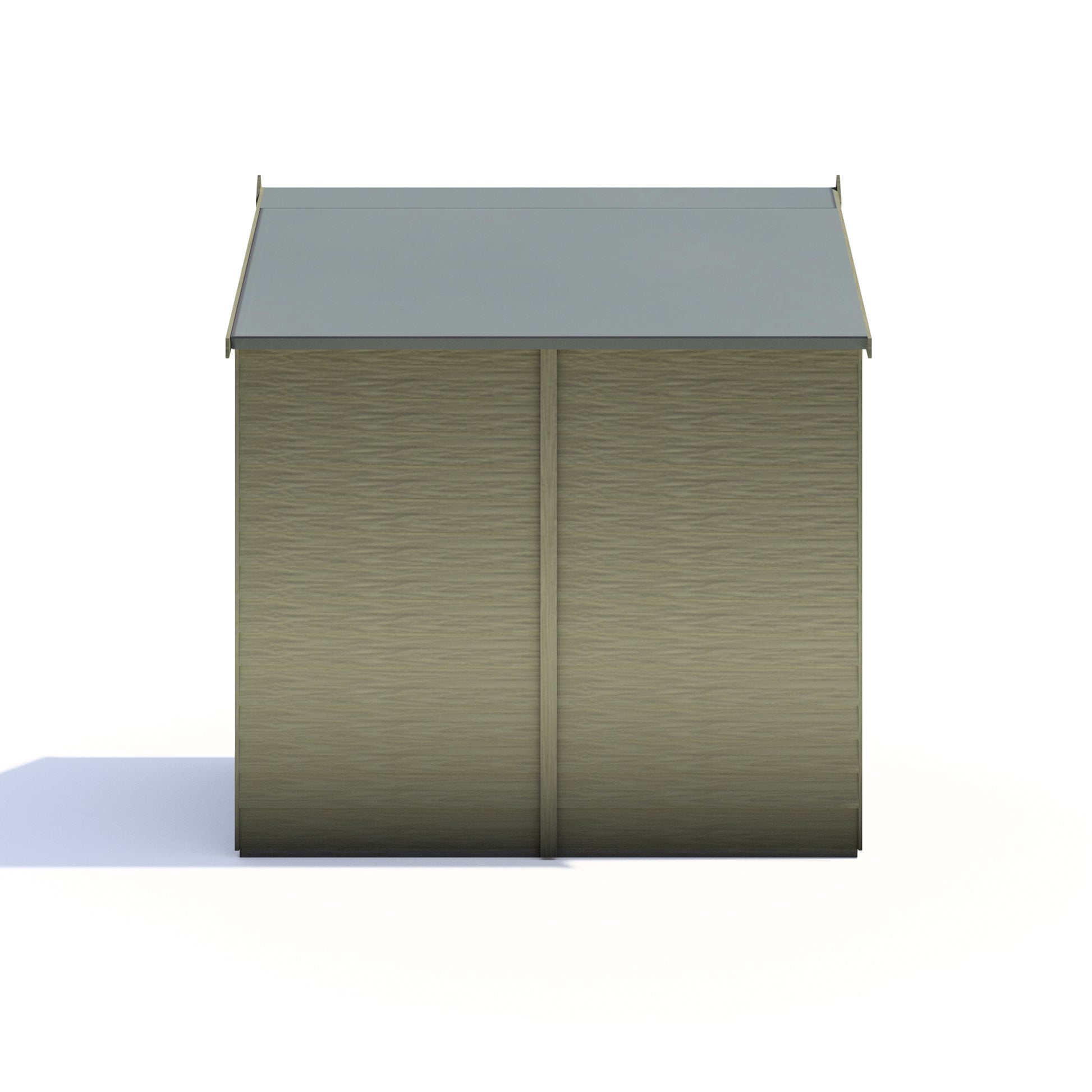 Shire Overlap 6x4 Single Door Value 6x4 Pressure Treated Value Range Wooden Garden Shed