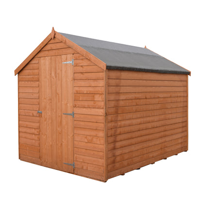 Shire Overlap 7' x 5' Single Door Value Dip Treated Wooden Apex Garden Shed