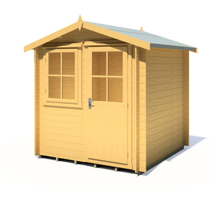 Shire Avesbury Pembrook 7' x 7' ft 19mm Log Cabin