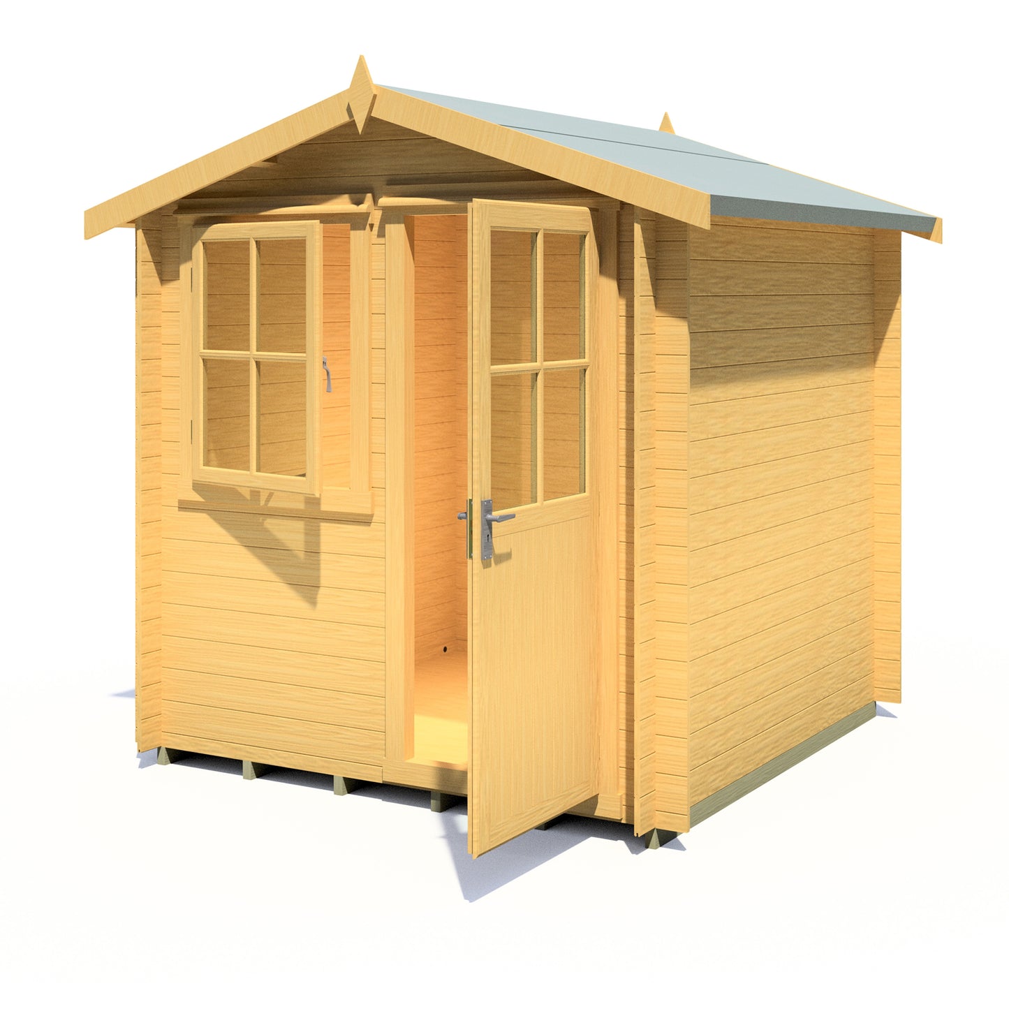 Shire Avesbury Pembrook 7' x 7' ft 19mm Log Cabin