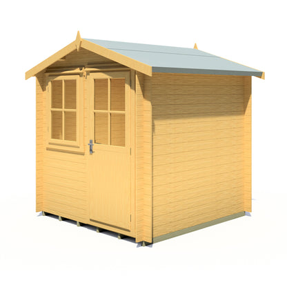 Shire Avesbury Pembrook 7' x 7' ft 19mm Log Cabin