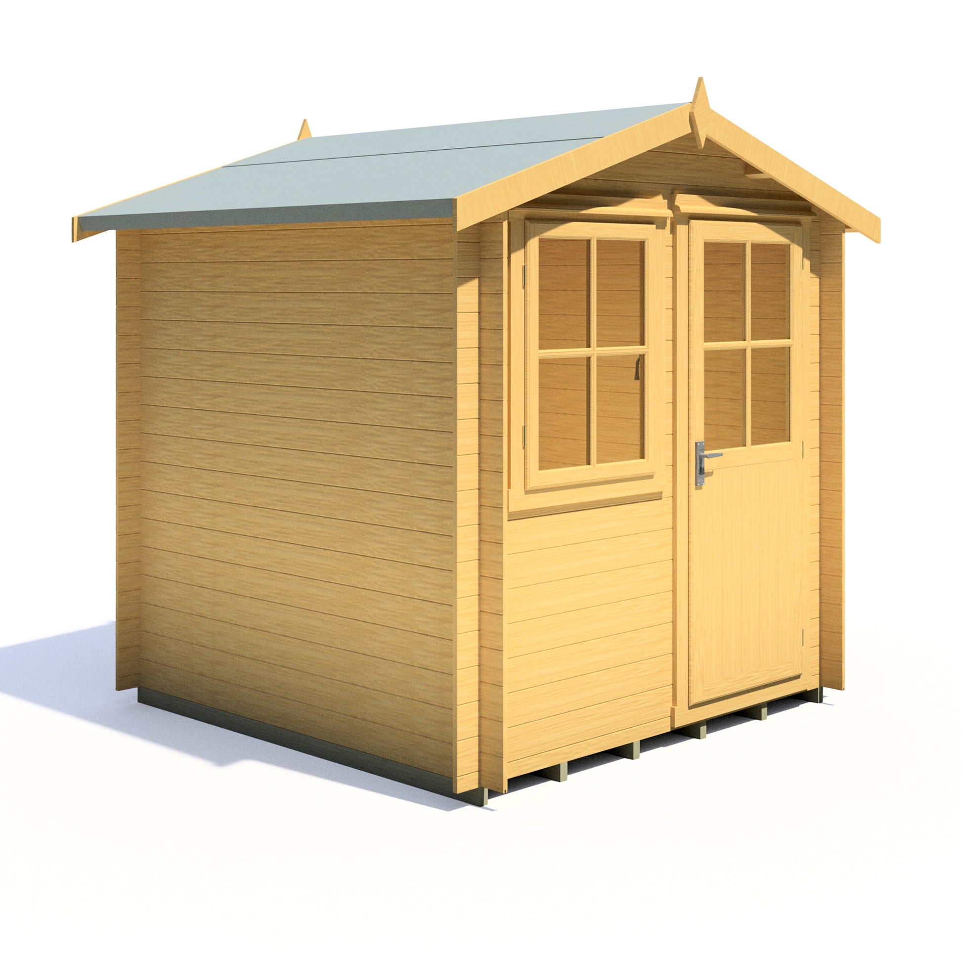 Shire Avesbury Pembrook 7' x 7' ft 19mm Log Cabin