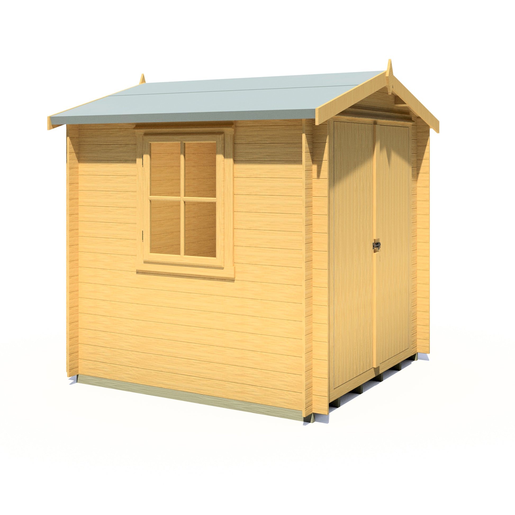 Shire Bradley 7' x 7' ft 19mm Log Cabin