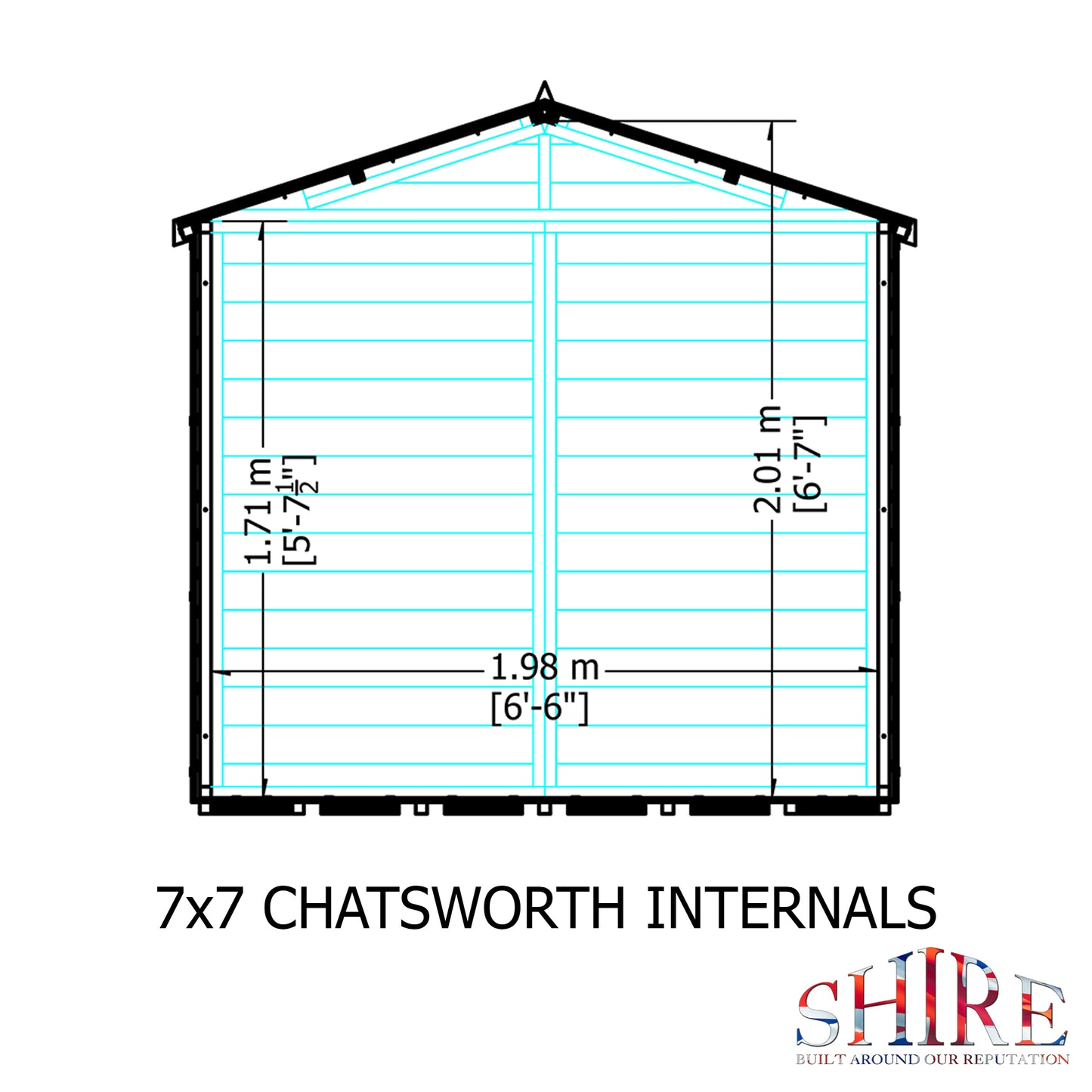 Shire Chatsworth 7' x 7' Summer House