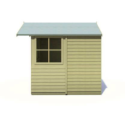 Shire Overlap Pressure Treated Double Door 7x 7 Pressure Treated Value Range Wooden Garden Shed