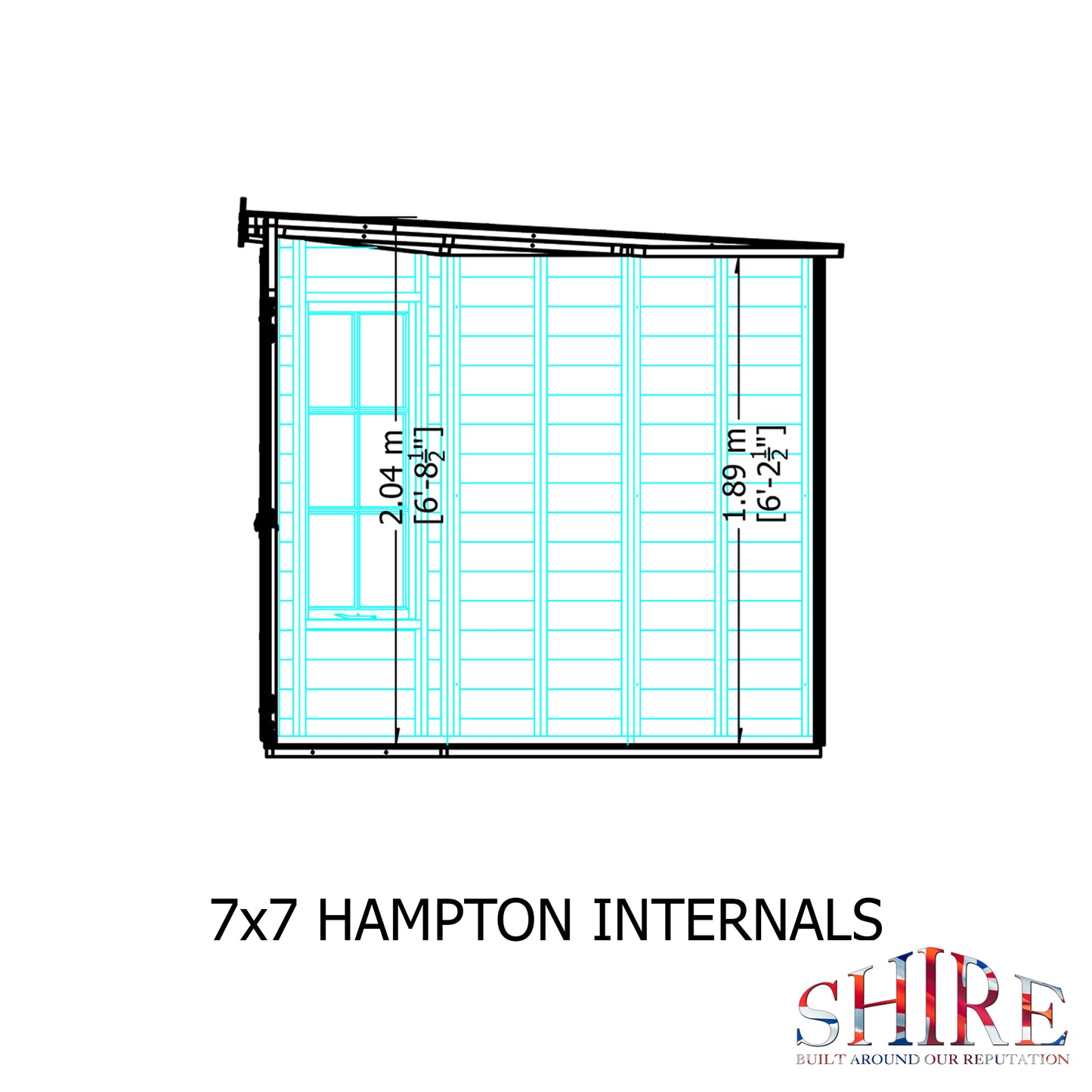 Shire Hampton 7' x 7' Summer House