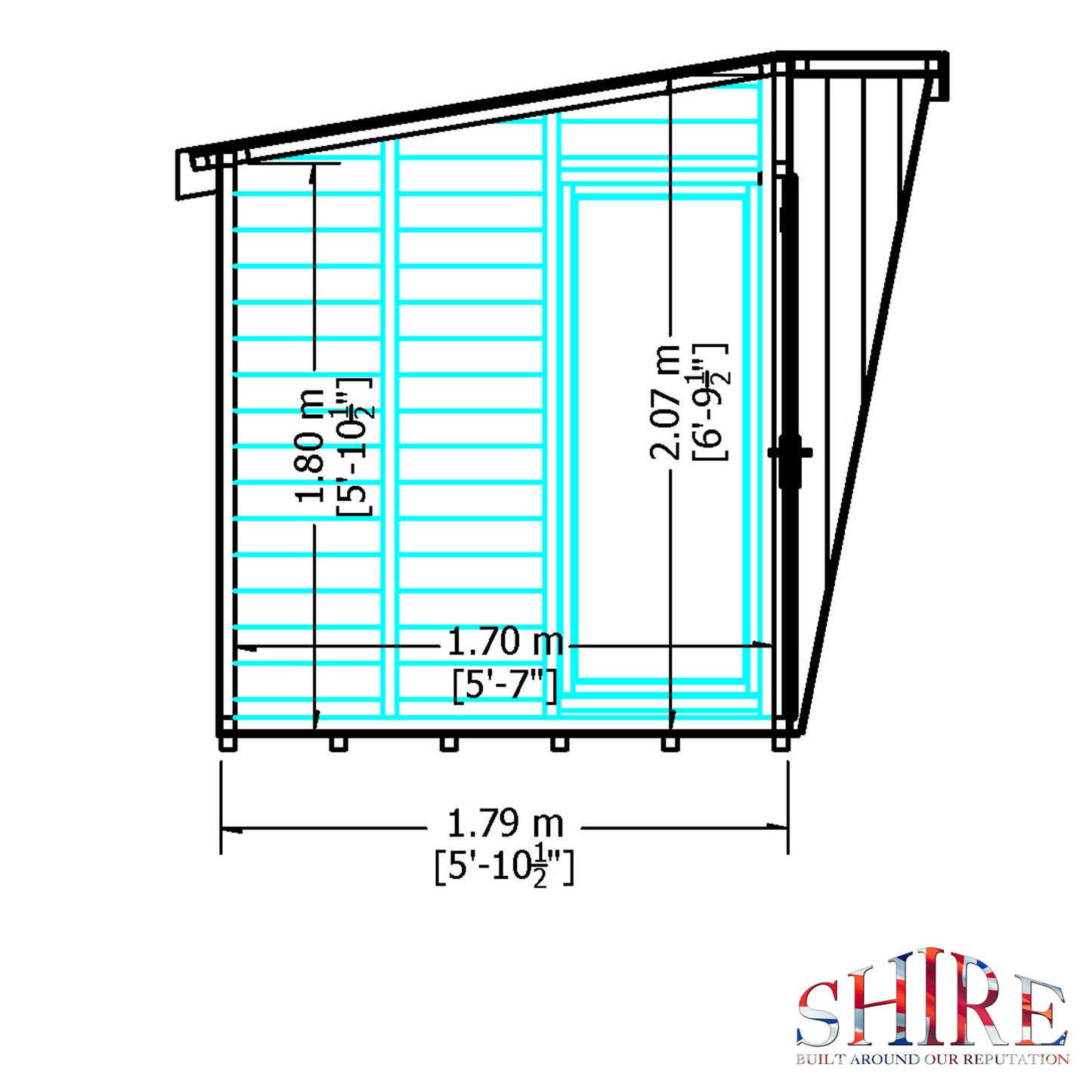 Shire Highclere 8' x 6' Summer House