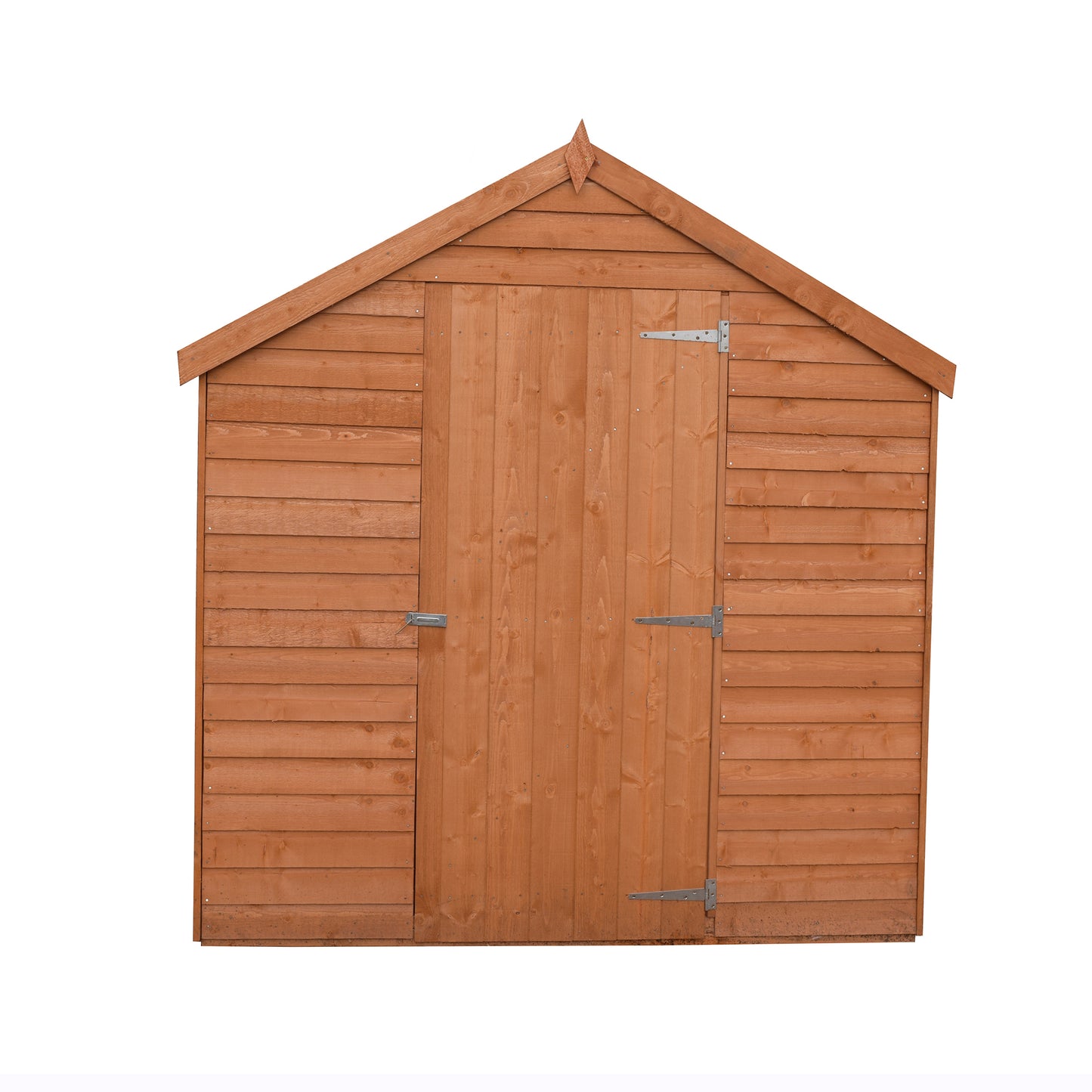 Shire Overlap 8' x 6' Single Door Value Dip Treated Wooden Apex Garden Shed