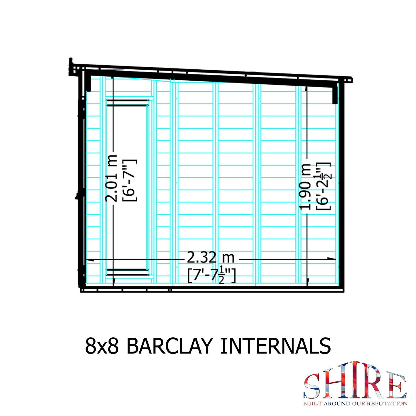 Shire Barclay 8' x 8' Summer House