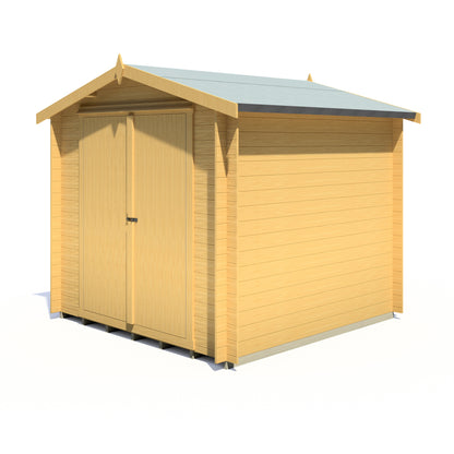 Shire Bradley 8' x 8' ft 19mm Log Cabin