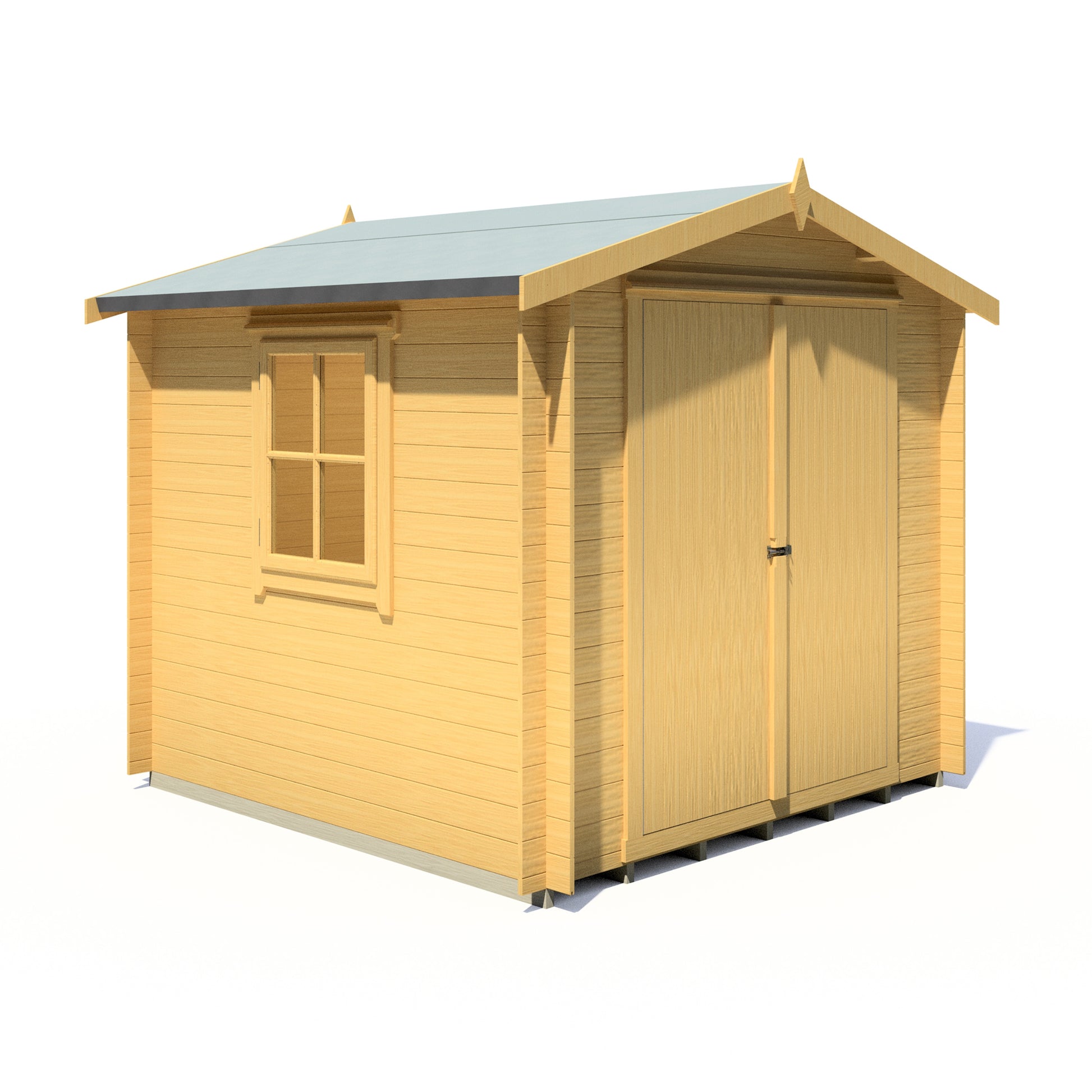 Shire Bradley 8' x 8' ft 19mm Log Cabin