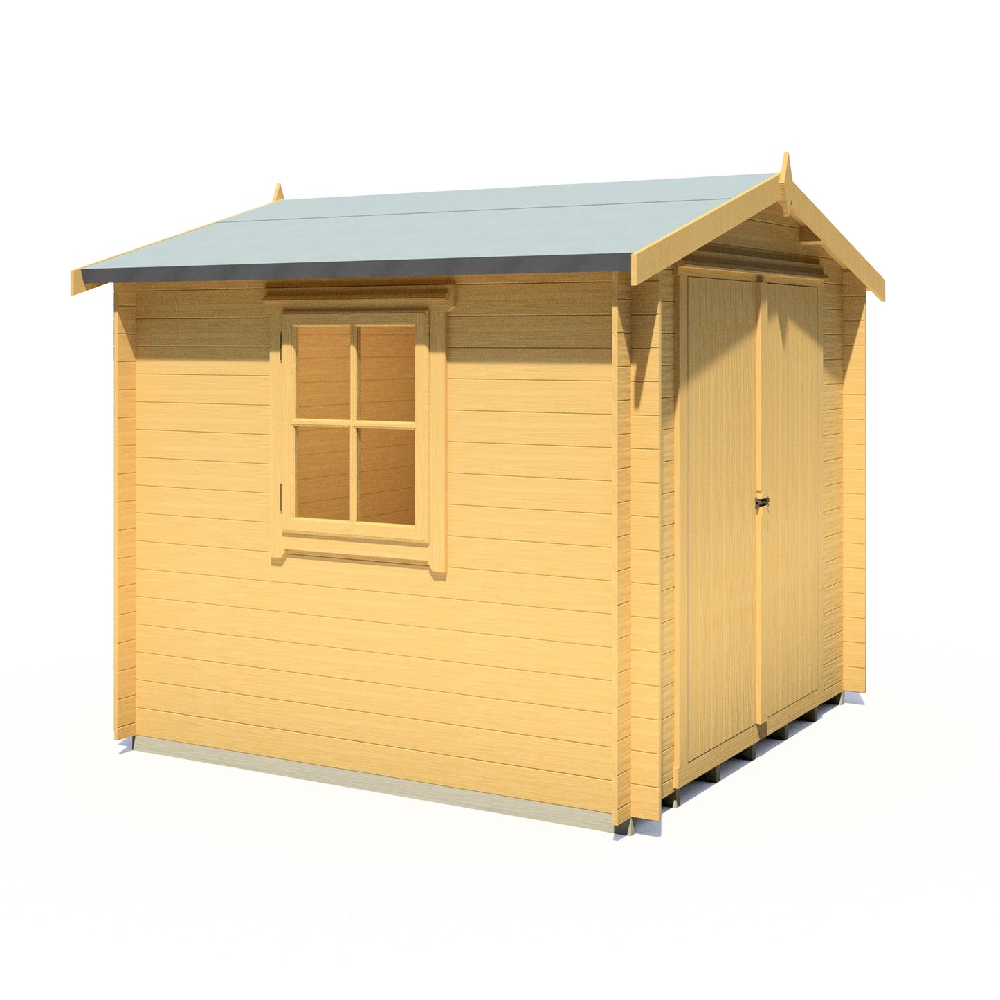 Shire Bradley 8' x 8' ft 19mm Log Cabin