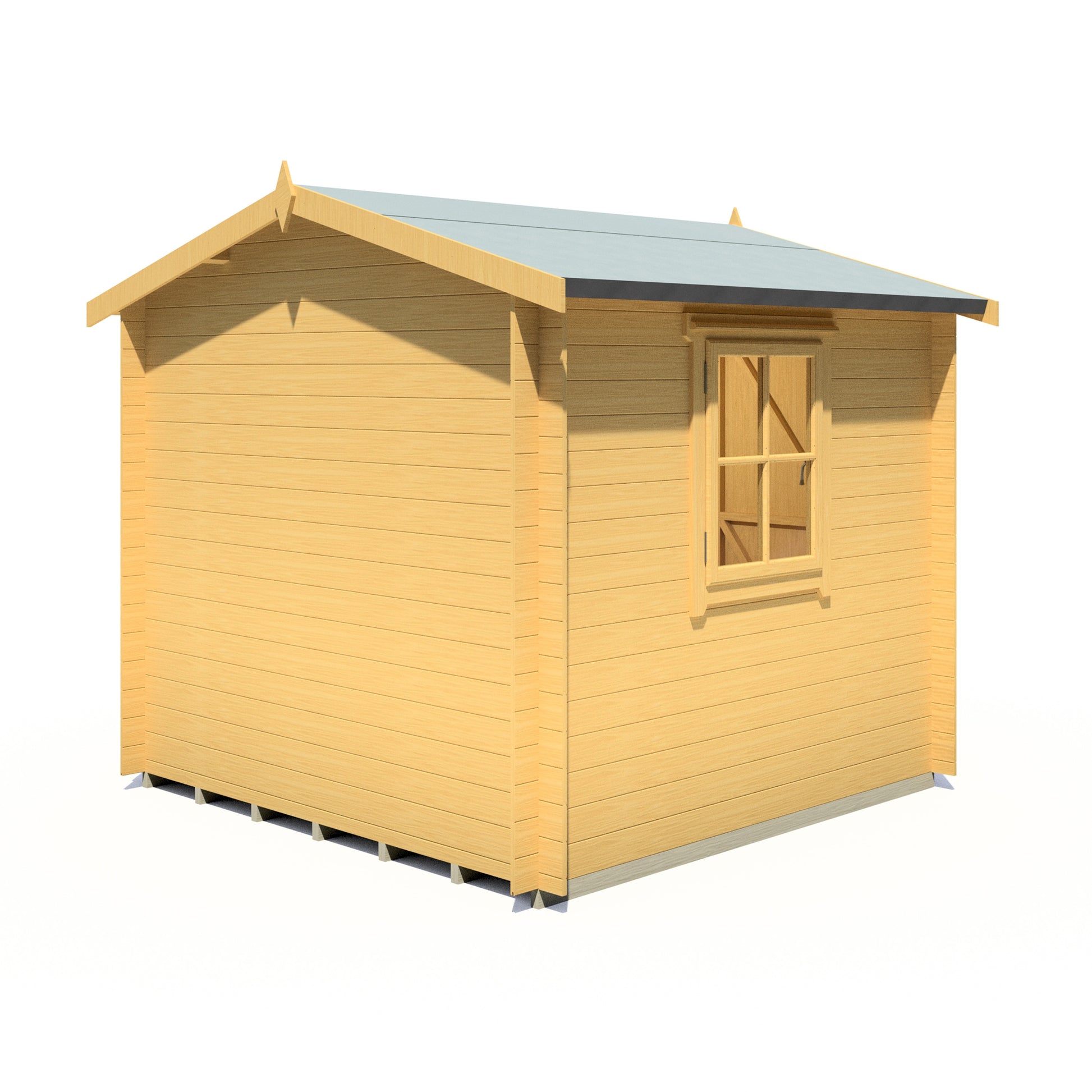 Shire Bradley 8' x 8' ft 19mm Log Cabin