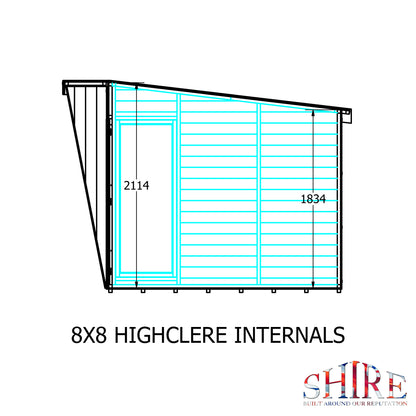 Shire Highclere 8' x 8' Summer House