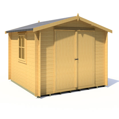 Shire Bradley 9' x 9' ft 19mm Log Cabin