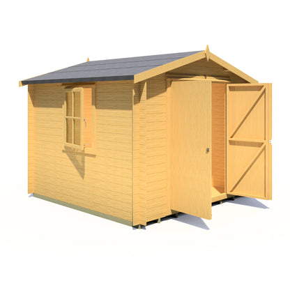 Shire Bradley 9' x 9' ft 19mm Log Cabin