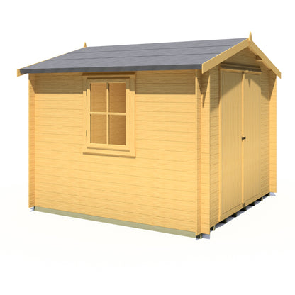 Shire Bradley 9' x 9' ft 19mm Log Cabin