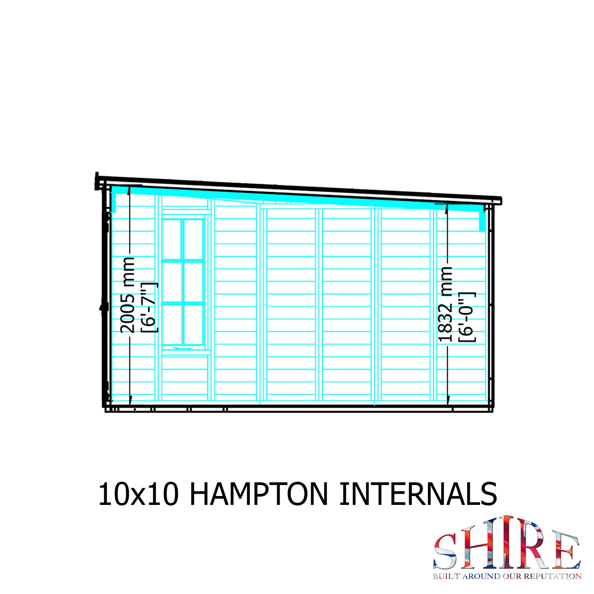 Shire Hampton 10' x 10' Summer House