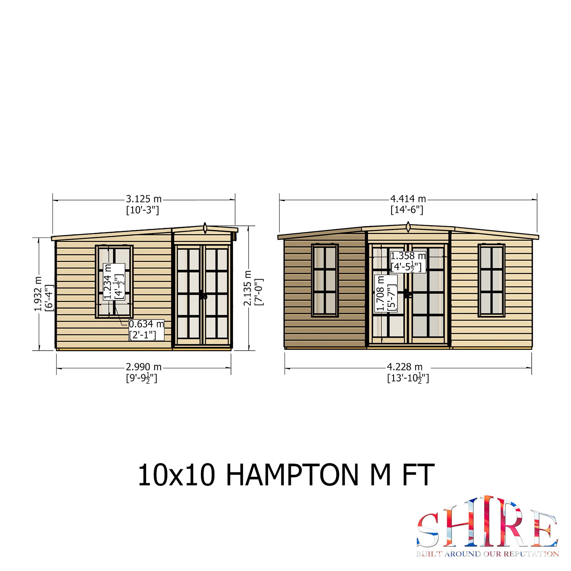 Shire Hampton 10' x 10' Summer House