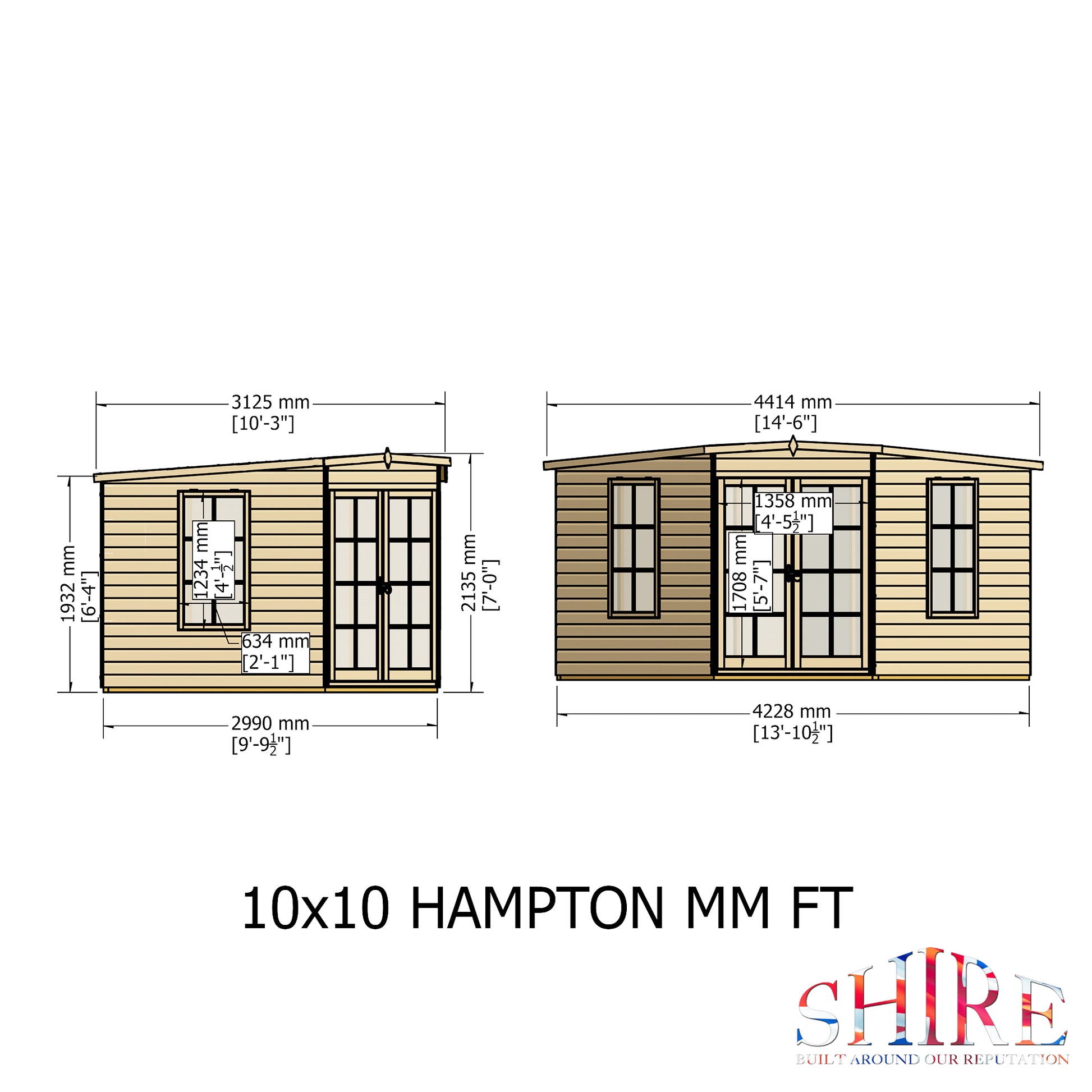 Shire Hampton 10' x 10' Summer House