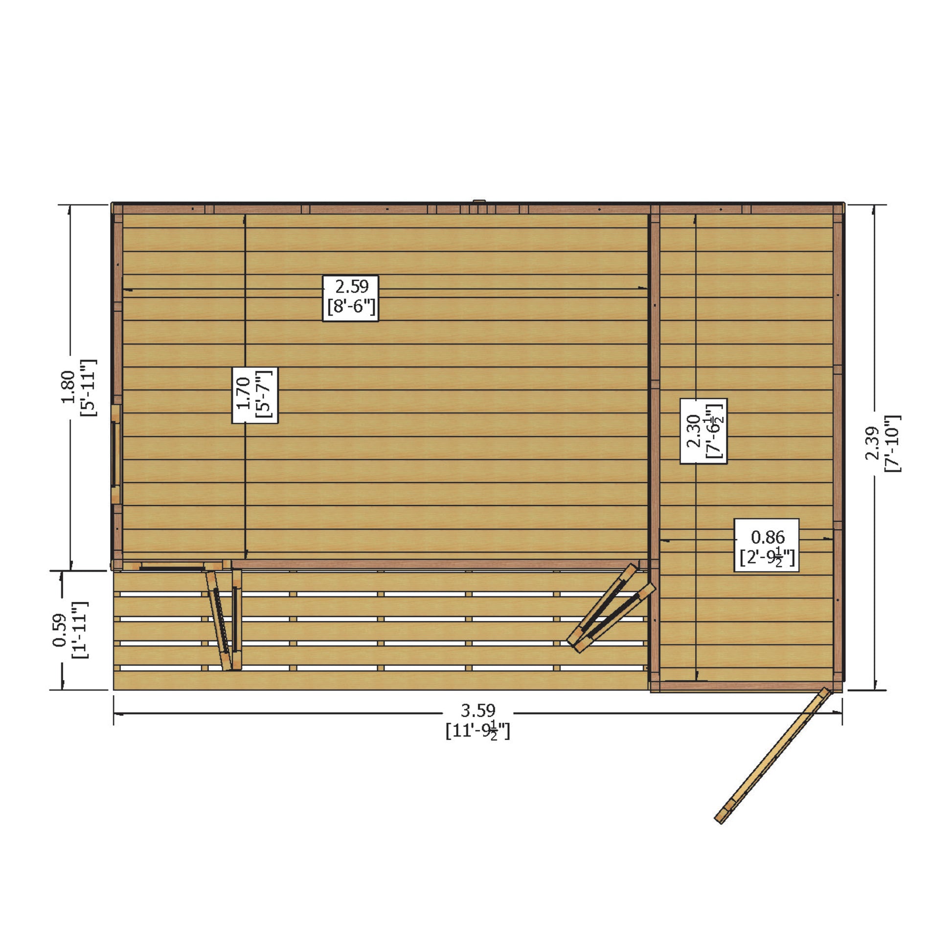 Shire Aster 12' x 8' Summer House