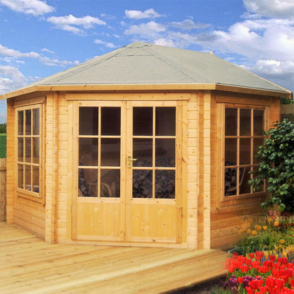 Shire Ardcastle 10' x 14' ft Corner Log Cabin