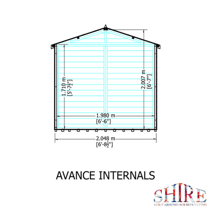 Shire Avance 7' x 5' Summer House