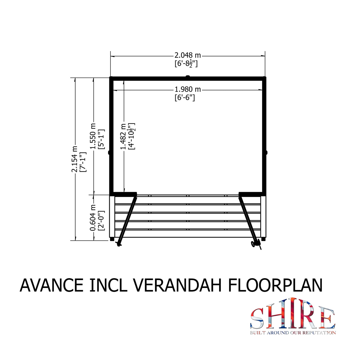 Shire Avance 7' x 5' Summer House