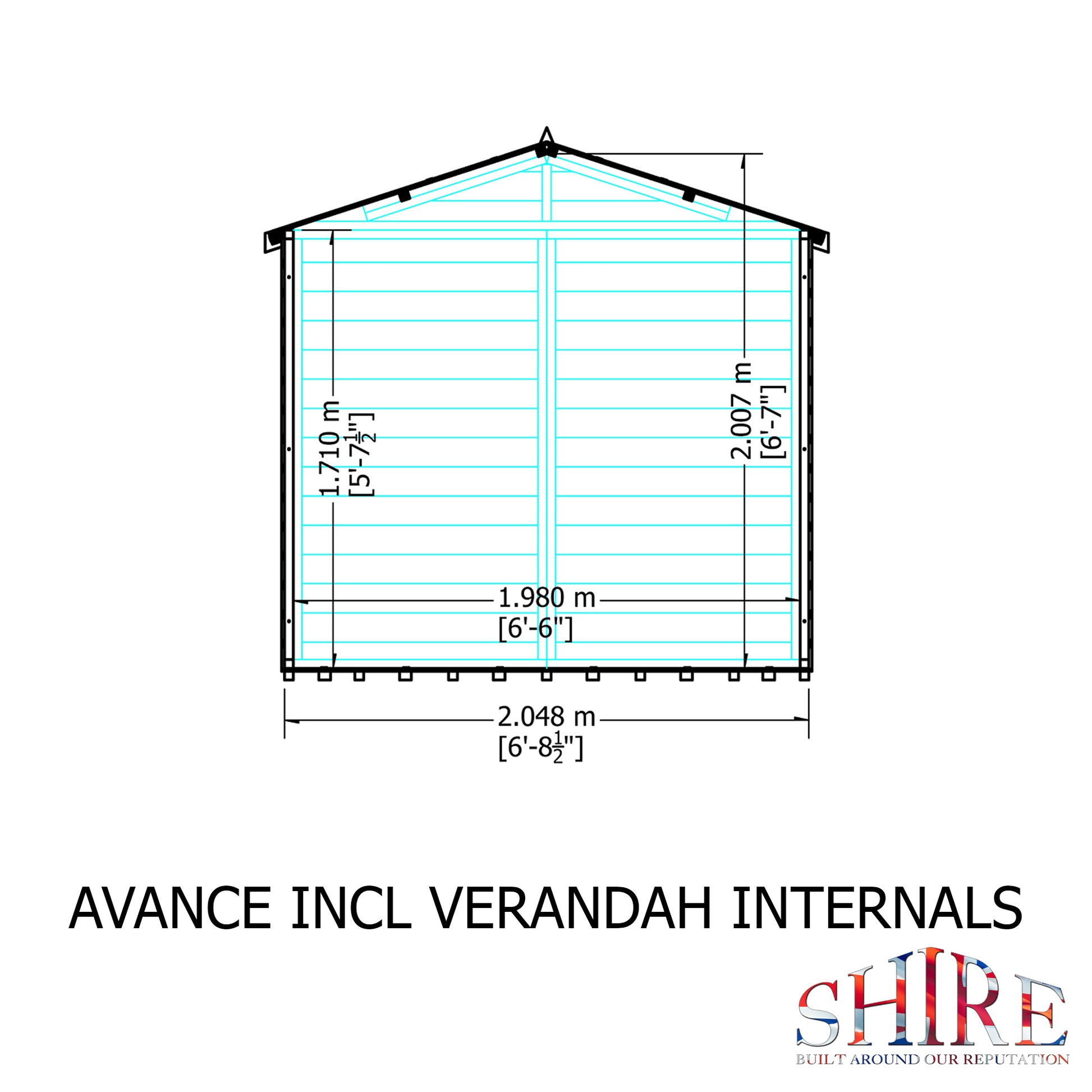 Shire Avance 7' x 5' Summer House