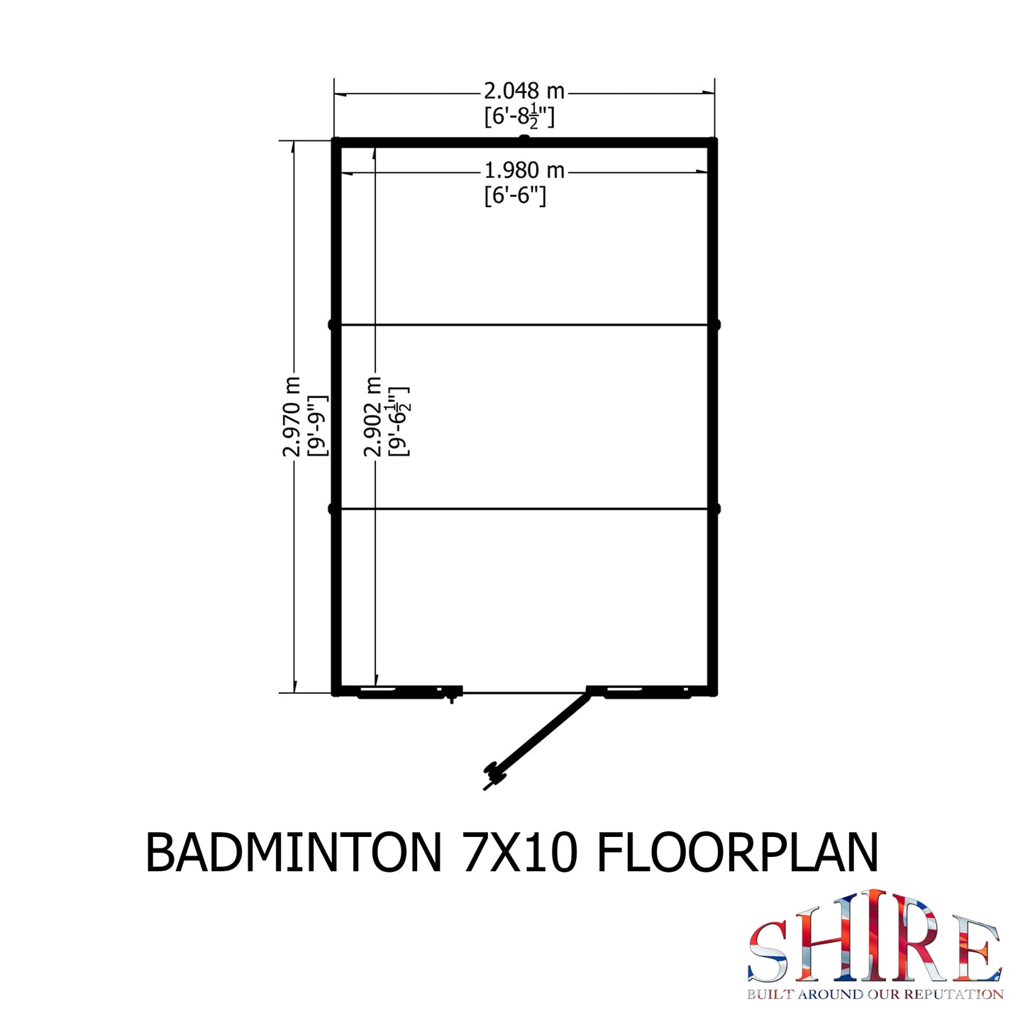 Shire Badminton 7' x 10' Summer House