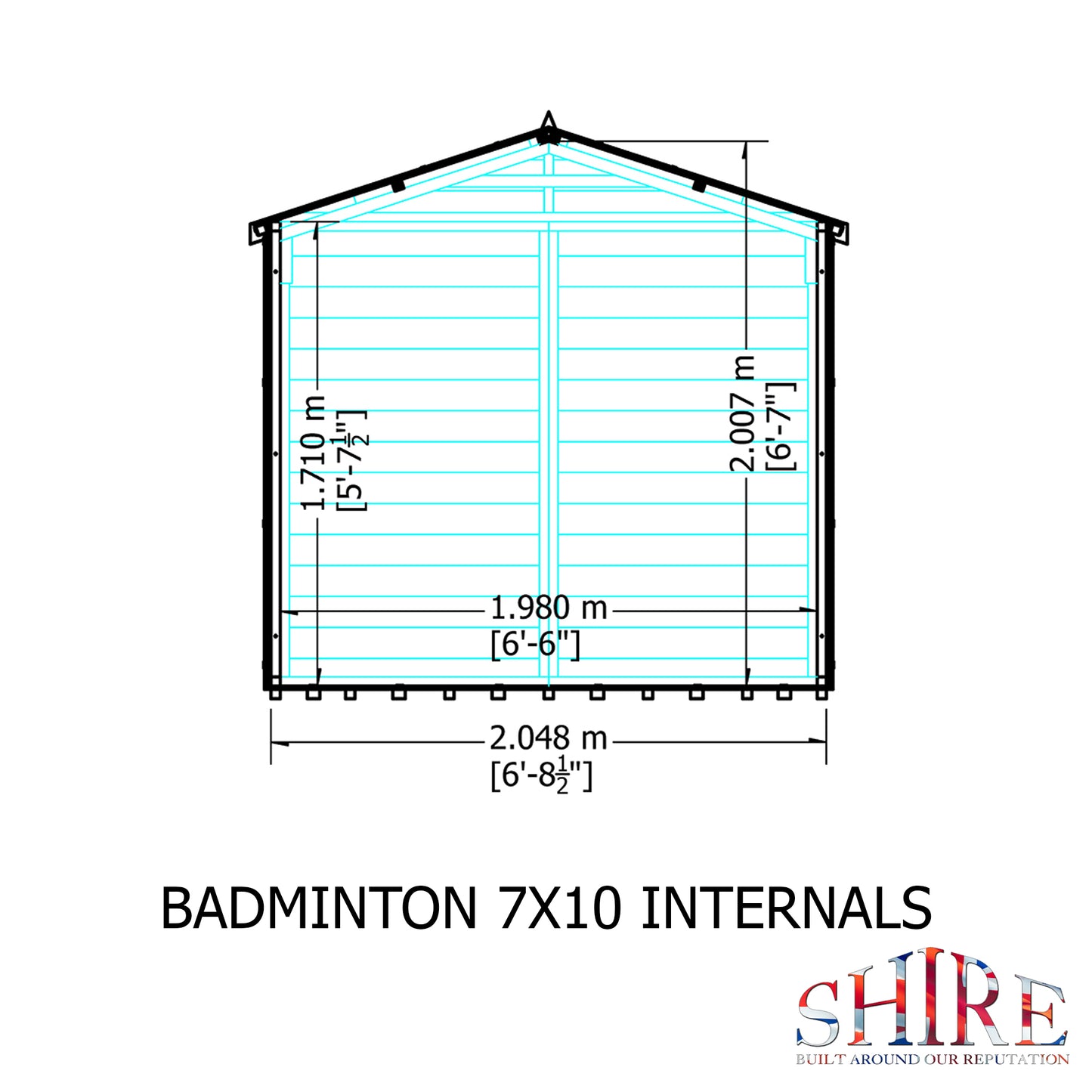 Shire Badminton 7' x 10' Summer House